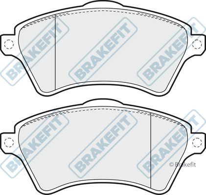 APEC BRAKING Комплект тормозных колодок, дисковый тормоз PD3056